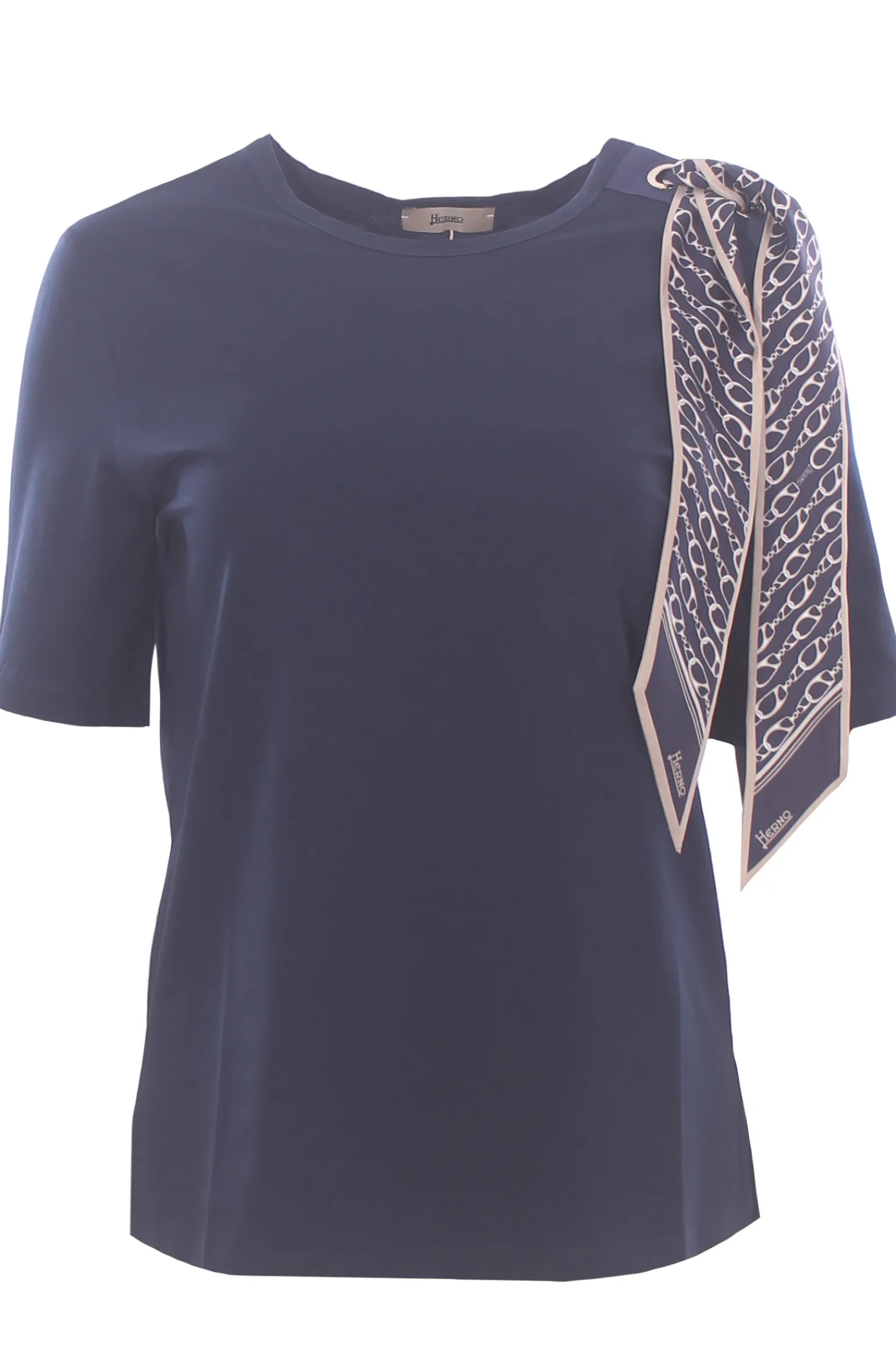 T-shirt con foulard
