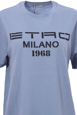 T-shirt con logo etro