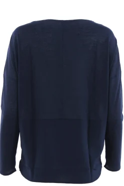 T-shirt girocollo con seta