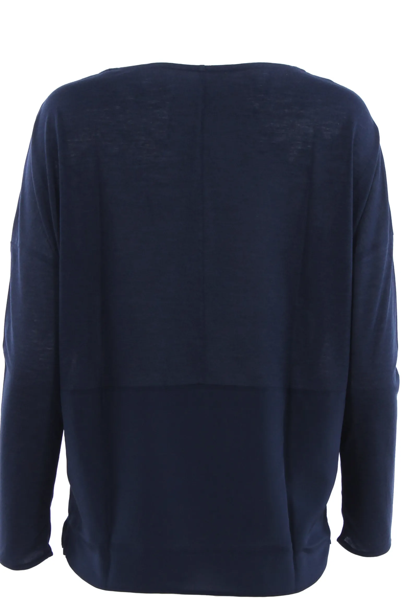 T-shirt girocollo con seta