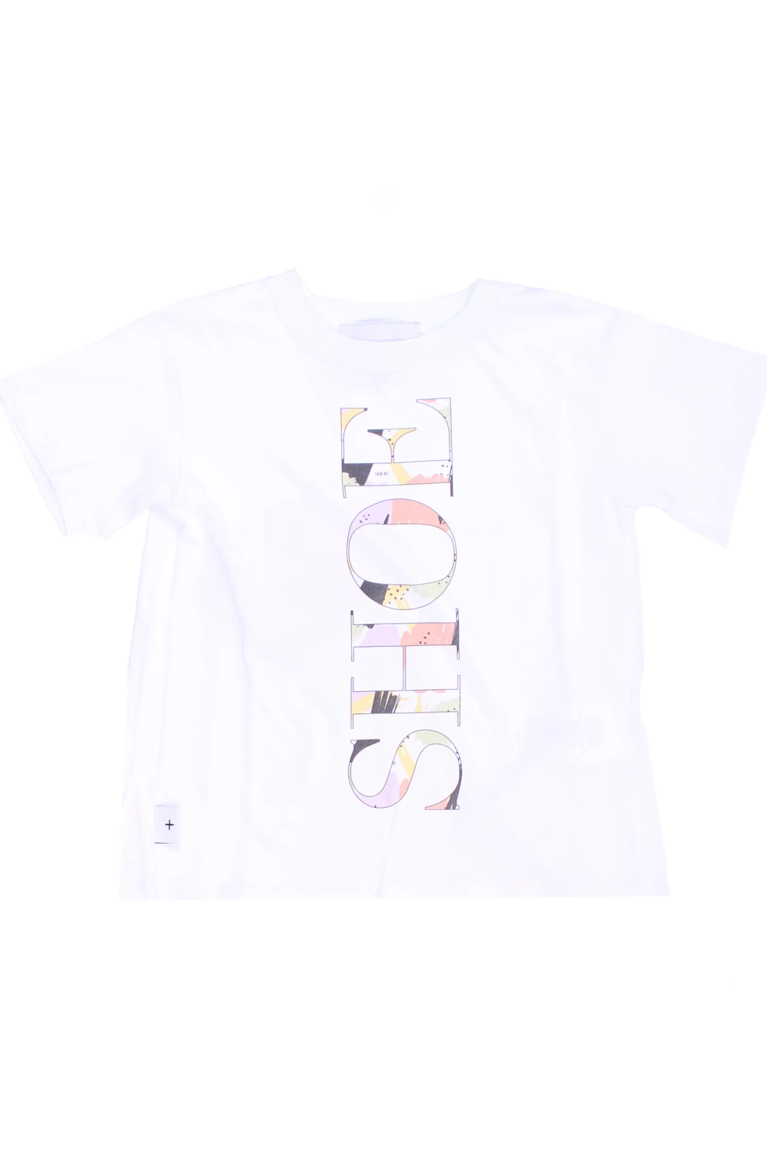 t-shirt girocollo in cotone