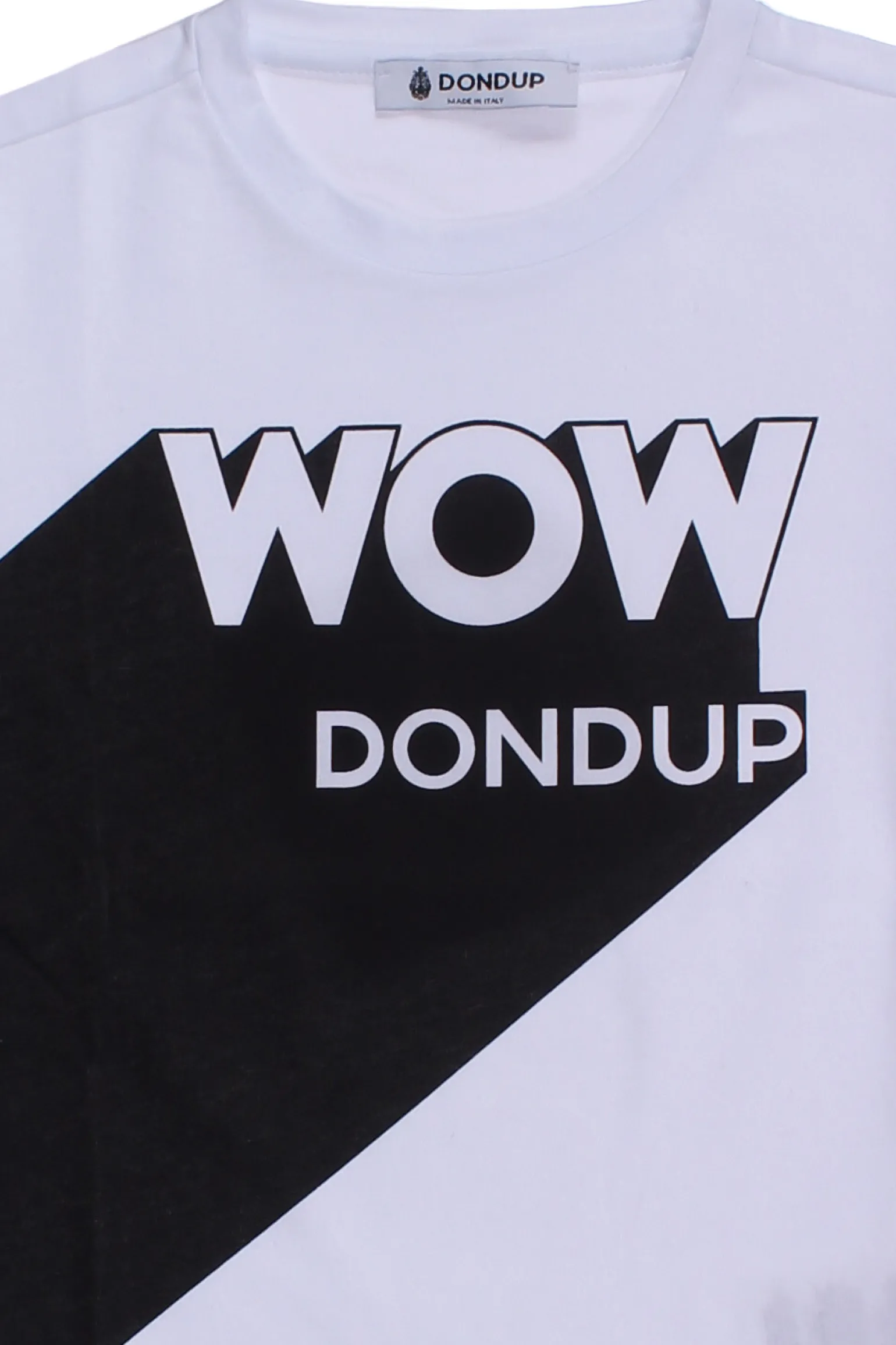 T-shirt girocollo in cotone