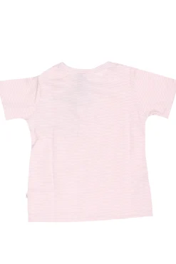 T-shirt girocollo in cotone stretch