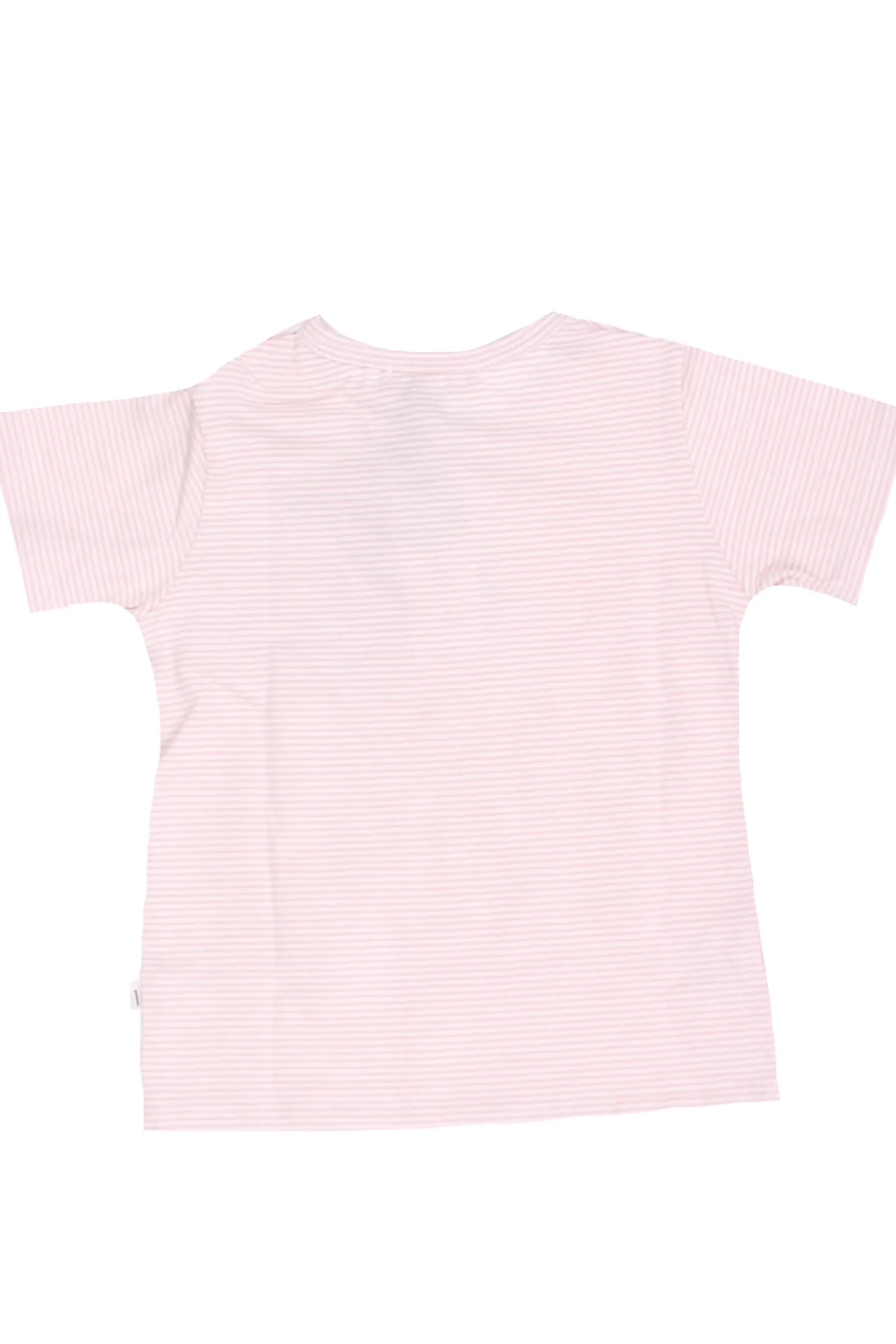 T-shirt girocollo in cotone stretch
