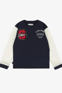 t-shirt in cotone bicolor