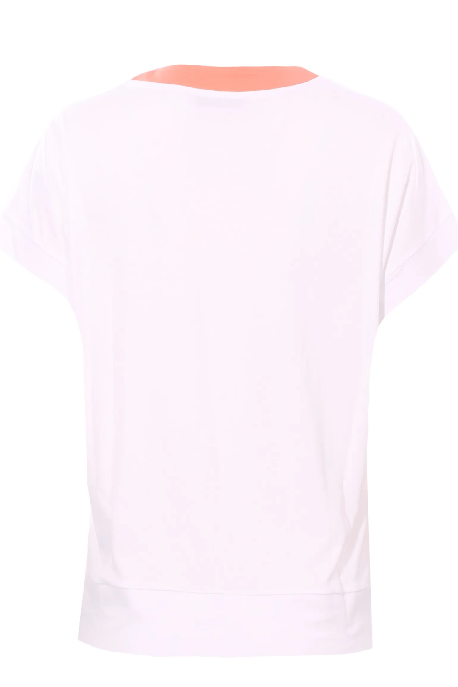 T-shirt in cotone bicolore