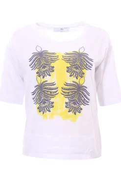 T-shirt in cotone con stampa