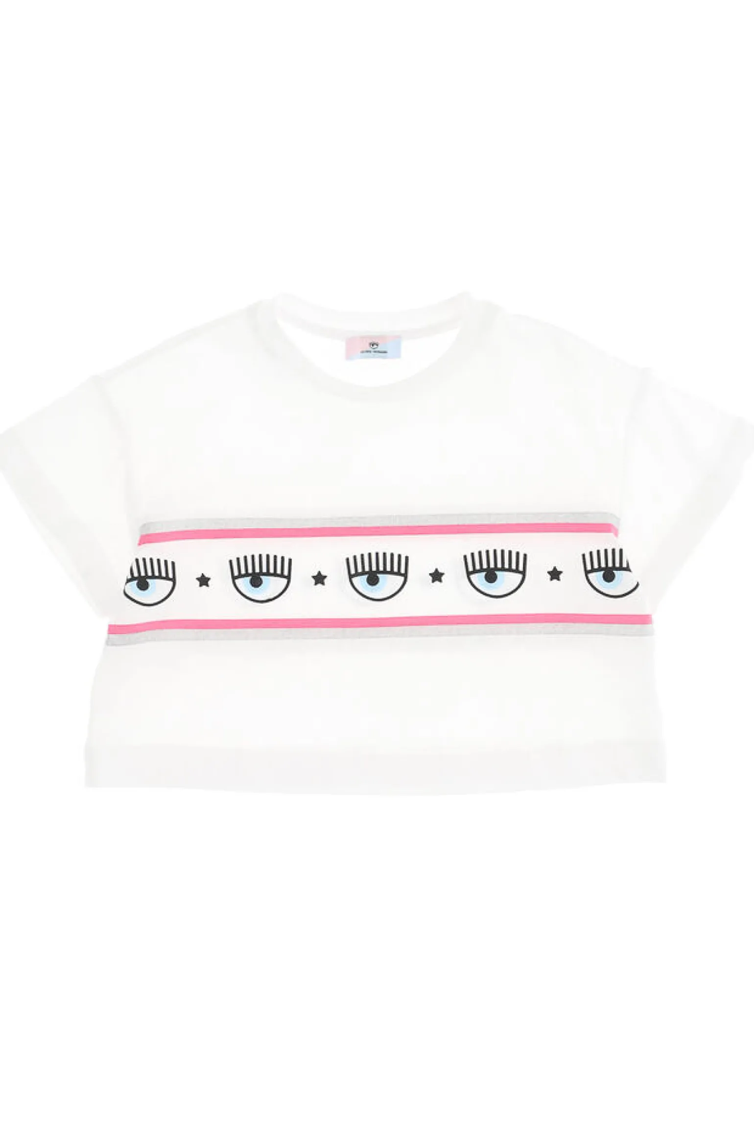 T-shirt in cotone logomania