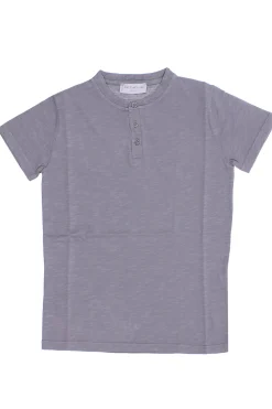 T-shirt in cotone ser slub