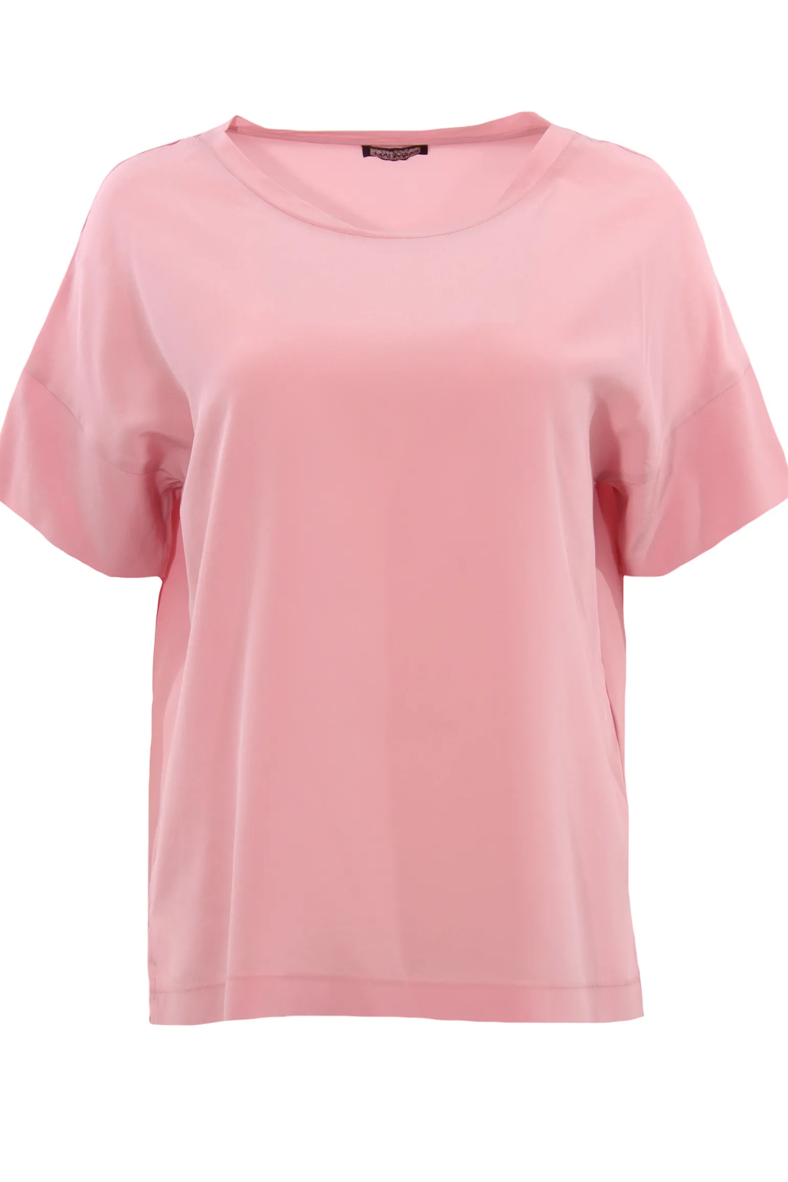 T-shirt in crepe de chine