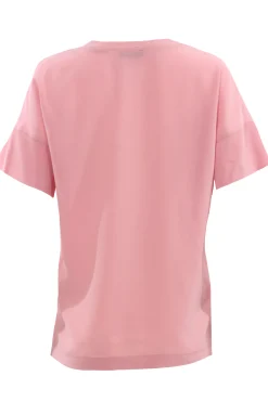 T-shirt in crepe de chine
