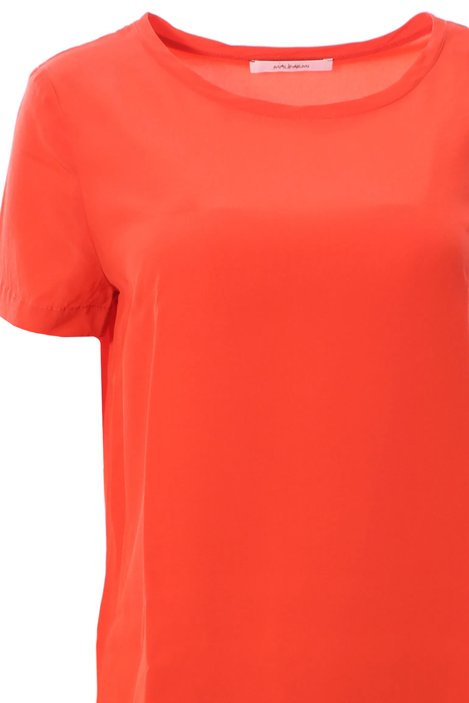 T-shirt in crepe de chine
