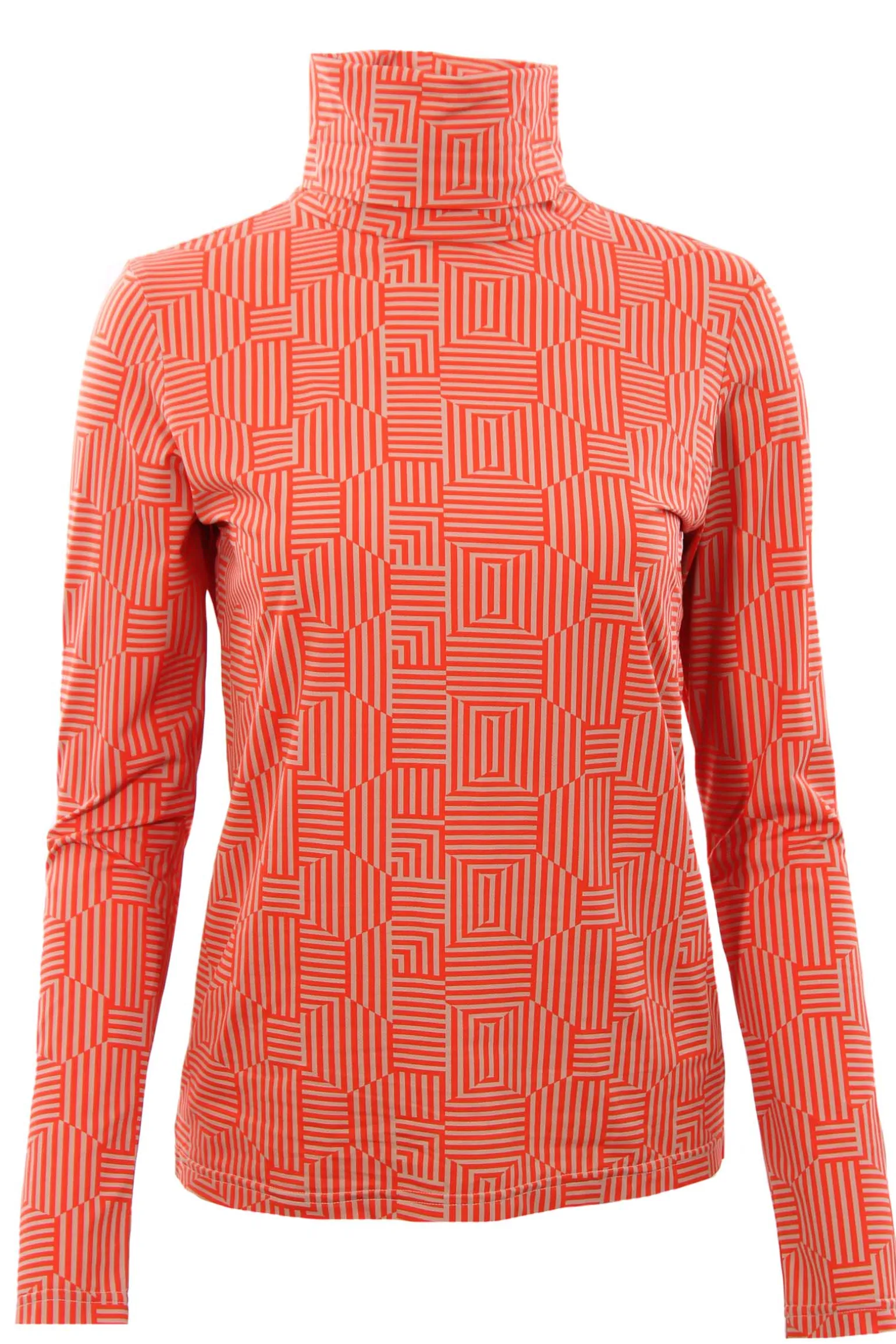 T-shirt in jersey disegno geometrico