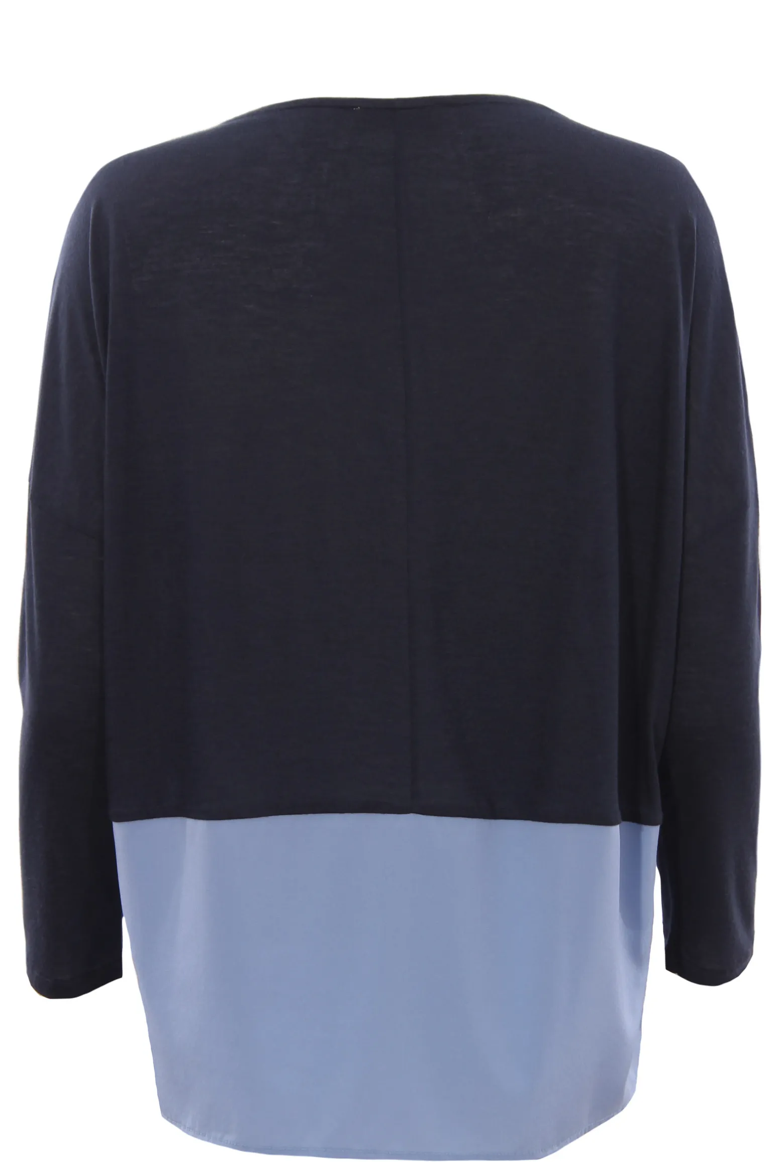 T-shirt in modal bicolore