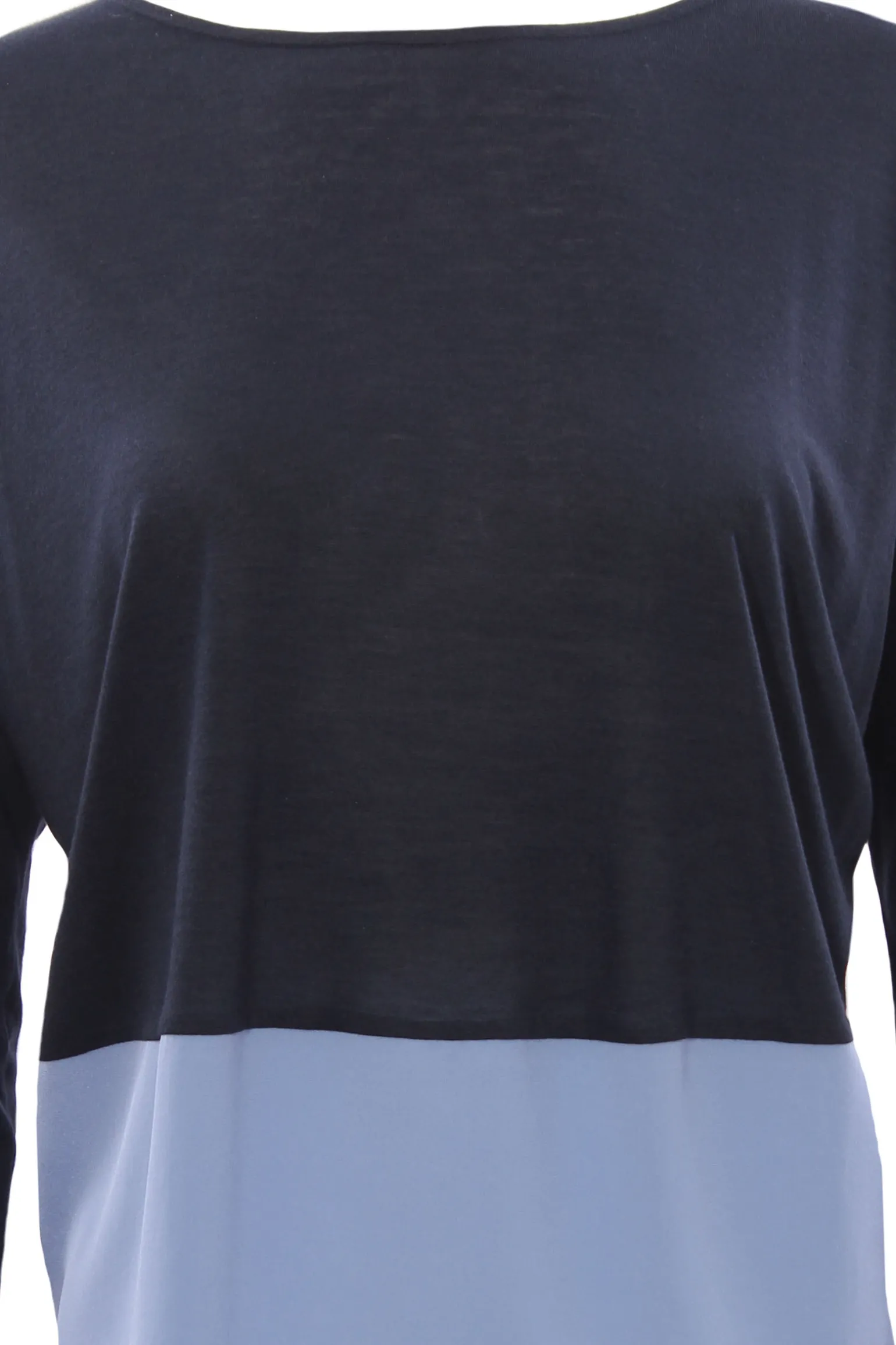 T-shirt in modal bicolore