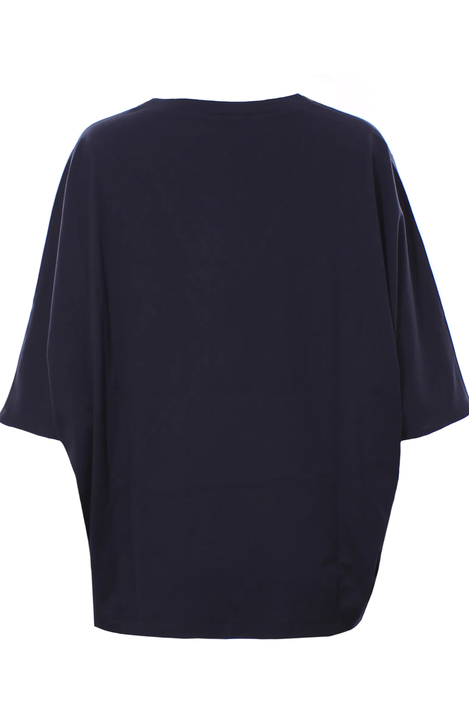 T-shirt over in cotone con applicazioni