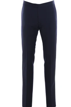 Tuxedo suit in lana e mohair
